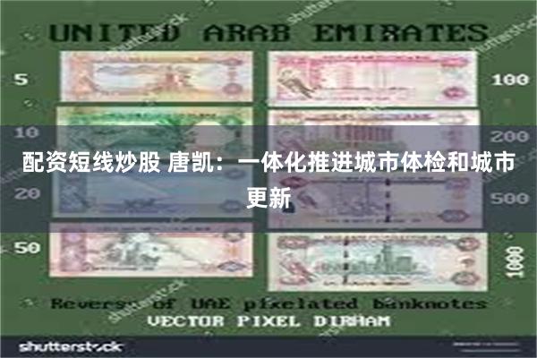 配资短线炒股 唐凯：一体化推进城市体检和城市更新